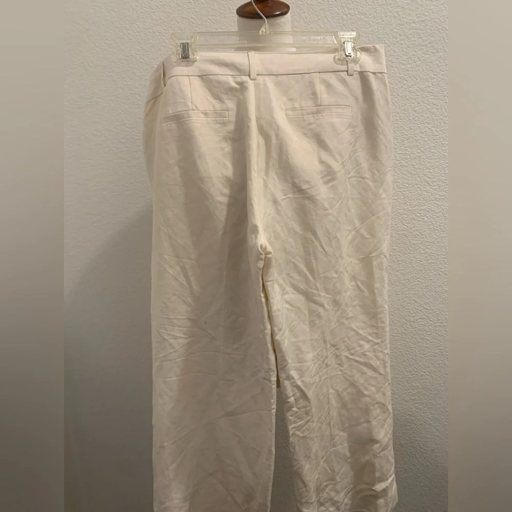 Banana Republic Cream Chinos High-Waisted Elegant